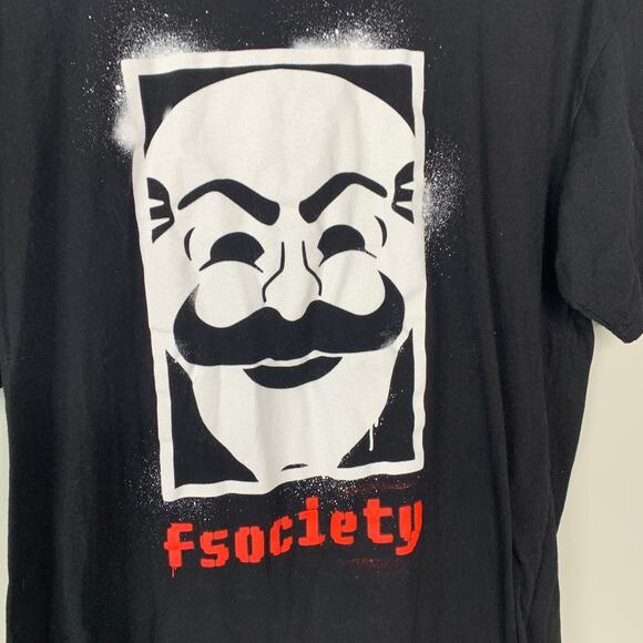 Mr. Robot F Society T-Shirt Large - Picture 4 of 5